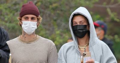 Justin & Hailey Bieber Head Out on Lunch Date in Santa Barbara - www.justjared.com - Santa Barbara
