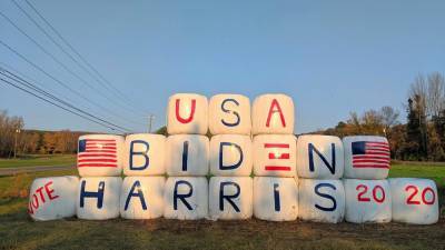 Massachusetts farm's display supporting Biden, Harris goes up in flames - www.foxnews.com - USA - state Massachusets - Boston