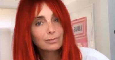Louise Redknapp debuts BRIGHT RED hair do - www.msn.com - county Ray