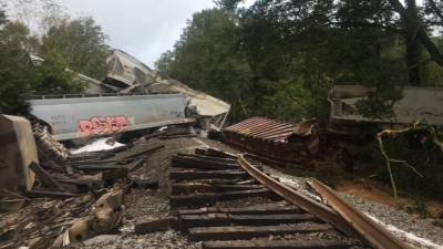 Georgia train derailment sparks fire after Delta unleashes flash flooding, tornadoes across South - www.foxnews.com - Atlanta