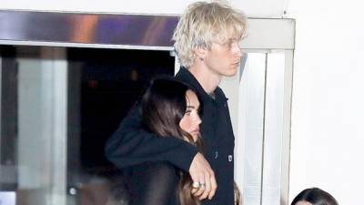 Machine Gun Kelly Protectively Wraps An Arm Around Megan Fox On New Date Night — Pics - hollywoodlife.com - Beverly Hills