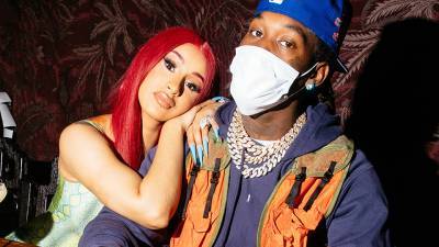Cardi B Just Kissed Offset at Her Birthday Party Less Than a Month After Their Divorce - stylecaster.com - Las Vegas