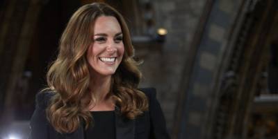 Kate Middleton Stuns in a Black Suit for an Appearance at the Natural History Museum - www.harpersbazaar.com
