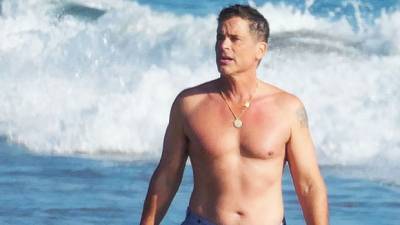 Rob Lowe, 56, Walks Shirtless On The Beach Ahead Of Highly-Anticipated ‘West Wing’ Reunion — Pic - hollywoodlife.com - California - Santa Barbara