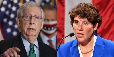 Mitch McConnell Laughed While Being Called Out for Lack of Action on Coronavirus in Debate with Amy McGrath - www.justjared.com - Alabama