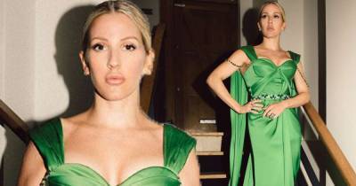 Ellie Goulding stuns in a sweeping emerald gown - www.msn.com