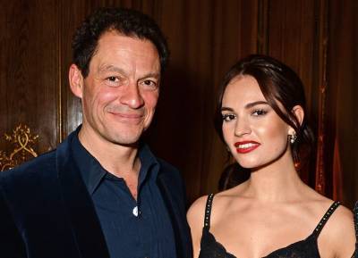 Dominic West breaks his silence after Lily James ‘kissing’ scandal - evoke.ie