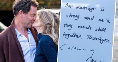 Dominic West and wife Catherine FitzGerald declare they are ‘still together’ in joint note after Lily James photos - www.msn.com - Britain - Italy - Rome