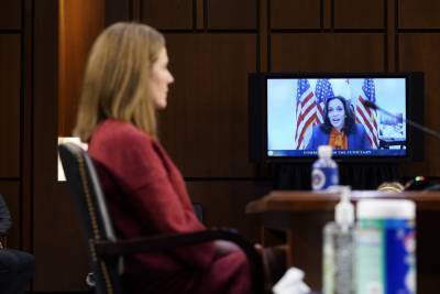 Kamala Harris Grills Amy Coney Barrett Over Donald Trump’s Vow To Eliminate Obamacare - deadline.com