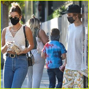 Justin & Hailey Bieber Head Out on Juice Run in L.A. - www.justjared.com - Los Angeles