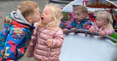 Coleen Rooney shares sweet photos of son Cass blowing a kiss at a pal - www.msn.com - city Leicester