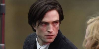 Robert Pattinson Films Somber 'The Batman' Scene With Colin Farrell in Liverpool - www.justjared.com