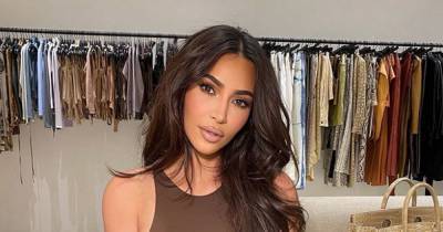 Kim Kardashian shares a glimpse inside her gorgeous dressing room at her Californian mansion - www.ok.co.uk