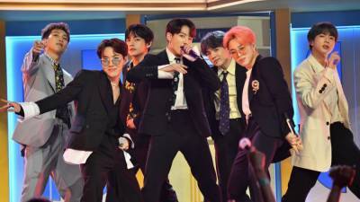 BTS Lights Up Billboard Music Awards With 'Dynamite' Performance - www.etonline.com - South Korea - city Seoul - Indiana