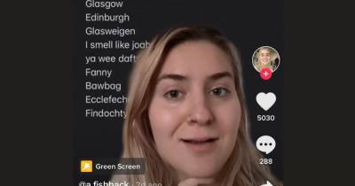 American TikTok woman in 'Bawbag' and 'Ecclefechan' Scots words challenge as fans left in stitches - www.dailyrecord.co.uk - Scotland - USA