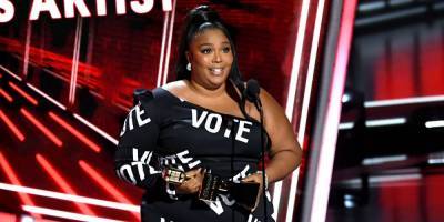 Lizzo Reminds People to Vote in Custom Christian Siriano at the Billboard Music Awards - www.harpersbazaar.com
