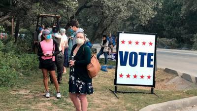 Texas sees huge turnout on first day of early voting with over 1M ballots cast - www.foxnews.com - Texas - county Harris - Houston