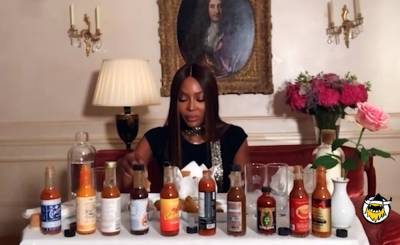 Naomi Campbell Tries Not To Faint While Eating Seriously Spicy Wings On ‘Hot Ones’ - etcanada.com