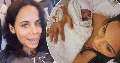 Rochelle Humes feels 'emotional' as baby son Blake turns a week old - www.msn.com