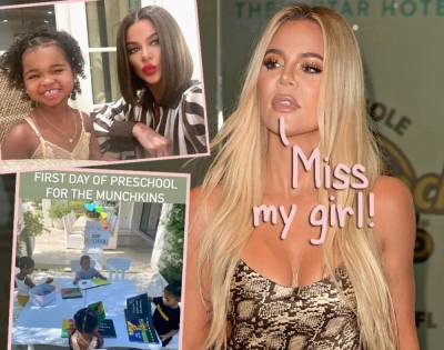 True Thompson Is Having Separation Anxiety As Khloé Kardashian Returns To Work After Months Of Lockdown! - perezhilton.com