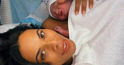 Rochelle Humes shares adorable new photos of baby son Blake to mark one week since birth - www.ok.co.uk