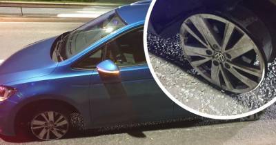 Driver tries to make it all the way to Manchester... without any tyres on her car - www.manchestereveningnews.co.uk - Manchester