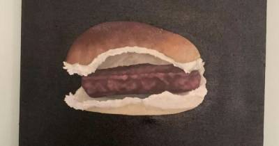 Scots square sausage roll-daft chef splashes out £120 on painting of iconic snack for living room wall - www.dailyrecord.co.uk - Scotland