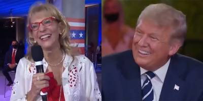 Voter Who Complimented Trump's Smile Says She Will Vote for Biden - www.justjared.com - county Hall