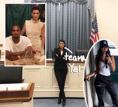 Kourtney Kardashian Endorsed Kanye West For President?! See Why Fans Are PISSED! - perezhilton.com