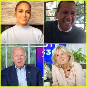 Jennifer Lopez & Alex Rodriguez Endorse Joe Biden For President During Video Chat - www.justjared.com