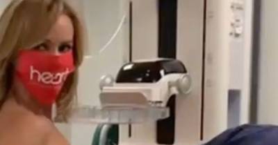 Amanda Holden films herself getting mammogram after saying her boobs make headlines for 'silly reasons' - www.manchestereveningnews.co.uk