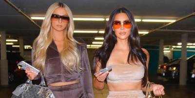 Kim Kardashian and Paris Hilton Are Giving Us Major 2000s Vibes in New Skims Velour Tracksuits - www.cosmopolitan.com