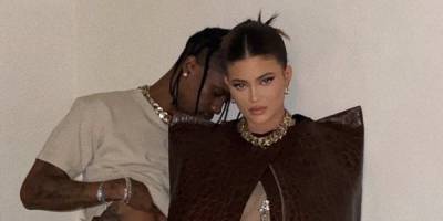 Kylie Jenner Poses in Givenchy with Travis Scott for Two New Instagram Snaps - www.harpersbazaar.com - France