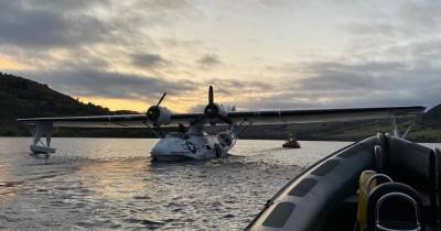 Dramatic pictures show rescue on Loch Ness after Second World War seaplane suffers engine failure - www.dailyrecord.co.uk