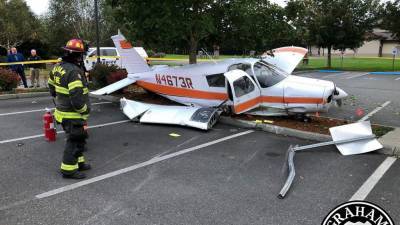Small plane crash-lands in Washington state parking lot after losing power - www.foxnews.com - state Washington - county Graham