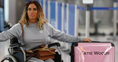 Katie Price sparks marriage rumours as she wheels 'Katie Woods' suitcase on her way to 'baby making' holiday - www.ok.co.uk - Maldives