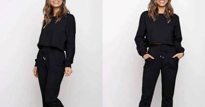 This Two-Piece Jogger Set Is How to Make Sweats Look Fashionable - www.usmagazine.com