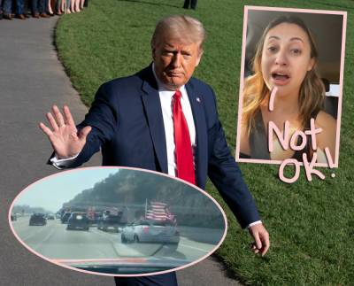 Mexican-American Actress Francia Raisa Tormented By ‘F**king Dangerous’ Trump Car Caravan On LA Highway! - perezhilton.com - Los Angeles - USA - California