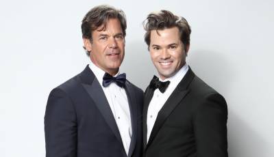 Andrew Rannells Talks About His 'Showmance' with Tuc Watkins & How They Fell in Love - www.justjared.com - county Andrew - county Love