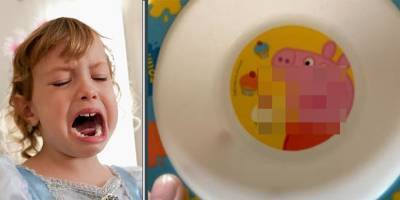 Mum embarrassed after discovering she ordered rude Peppa Pig plate - www.lifestyle.com.au - France