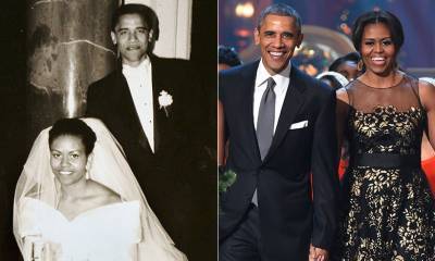 Barack and Michelle Obama's love story in pictures - hellomagazine.com - Chicago