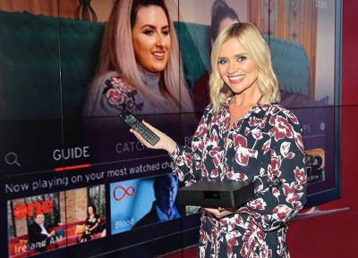 Karen Koster all smiles in fab floral dress at Virgin Media’s new launch - evoke.ie