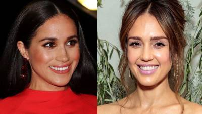 Meghan Markle and Jessica Alba Love These Statement Earrings -- Shop the Pair! - www.etonline.com