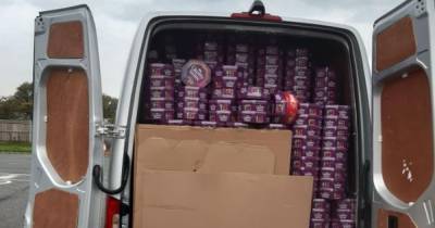 Van full of Quality Street tins stopped on M6 as it was overweight - www.manchestereveningnews.co.uk - county Cheshire - city Sandbach