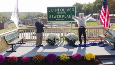 John Oliver Visits Danbury After Connecticut City Finally Names Sewage Plant After Him - etcanada.com - state Connecticut