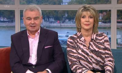 Eamonn Holmes risks being put in the doghouse after teasing Ruth Langsford on This Morning - hellomagazine.com