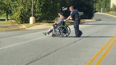 Maryland police officer praised for simple act of kindness, 'example of professionalism' - www.foxnews.com - state Maryland - parish St. Mary