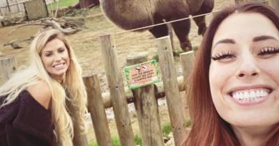 Mrs Hinch and Stacey Solomon's family day out to the wildlife park with Ronnie, Rex and their partners - www.ok.co.uk