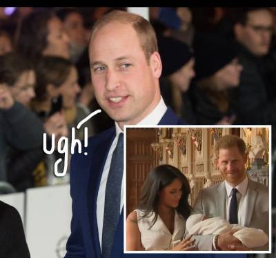 Prince William Was PISSED At Prince Harry For Lying About Archie’s Birth! - perezhilton.com