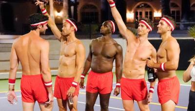 The Hot Guys from 'The Bachelorette' Bared It All for Strip Dodgeball on the Latest Episode (Photos) - www.justjared.com